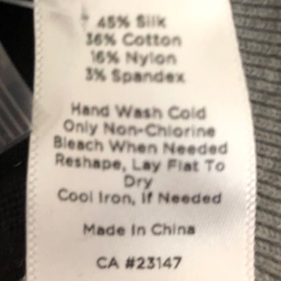 Mondrian-50s-chic, silk/ctn sweater Talbots, NWT - Picture 5 of 7